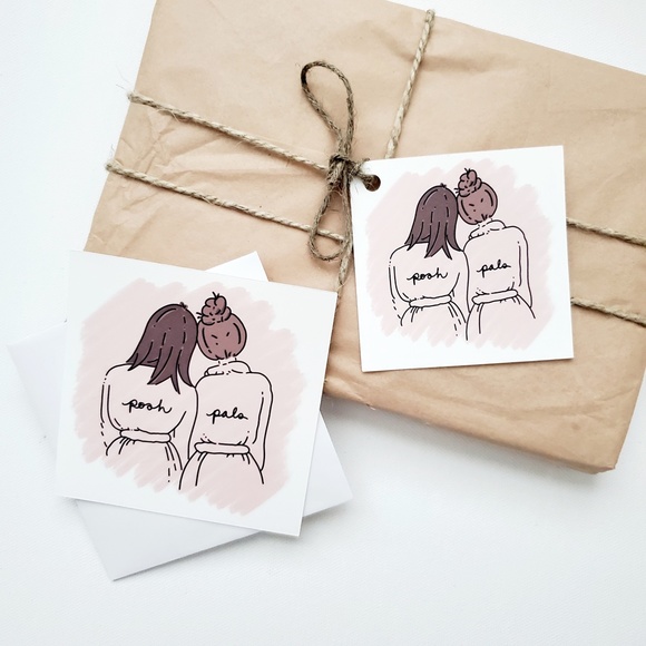 LB078 NOTE CARDS or HANG TAGS Custom Poshmark Shipping Supplies Personalizable - Picture 1 of 5